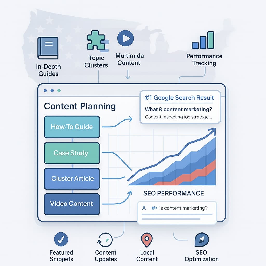 Content Marketing Ideas That Help US Websites Rank on Google